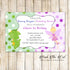 Dragon fairy invitation kids birthday party