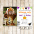 Halloween invitation kids birthday party