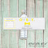 Oh Boy Water Bottle Labels Yellow Gray Baby Shower Printable