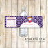 Purple Red Bridal Shower Bottle Labels Printable Dress Damask
