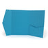 Pocket Wallet Fold Invitation Holder DIY Wedding Supplies Bright Blue