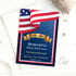 Veteran 50th birthday 4th of july american flag printable or printed