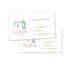 Premade button sewing business card
