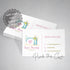 Premade button sewing business card