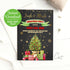 Christmas tree party invitation printable