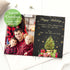 Christmas tree greeting photo card printable