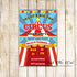30 Invitations Circus Tent Carnival Kids Birthday Party 