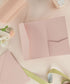 A7 Pocket envelope nude pink