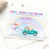 Drive by jungle baby shower invitation