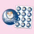 Eid mubarak stickers blue al adha favor labels tags sheep moon