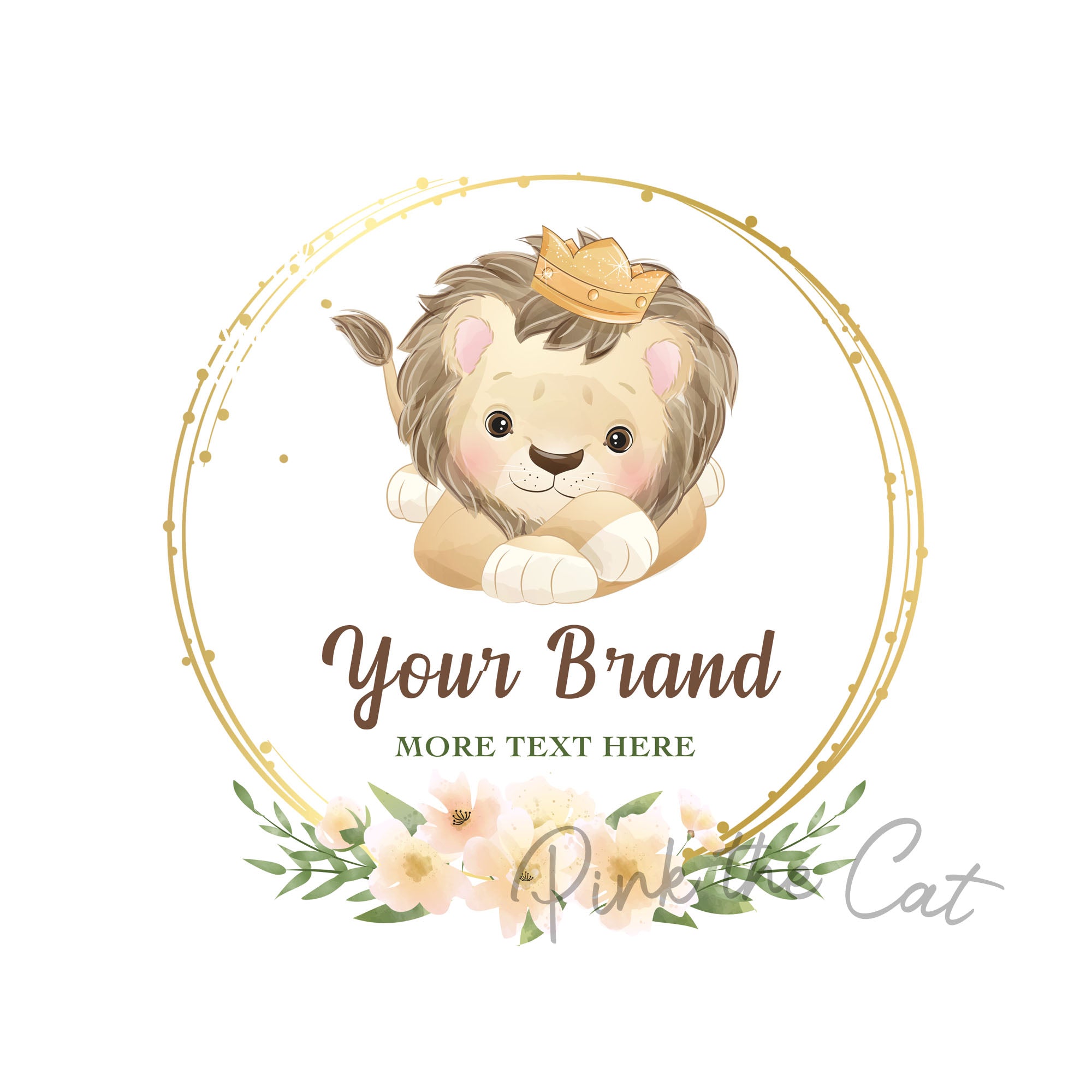 Lion cub logo design