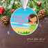 Personalized Christmas ornament girl luau