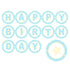 Little Stars Banner Happy Birthday Girl Boy Unisex