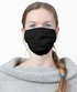 Black face cloth mask