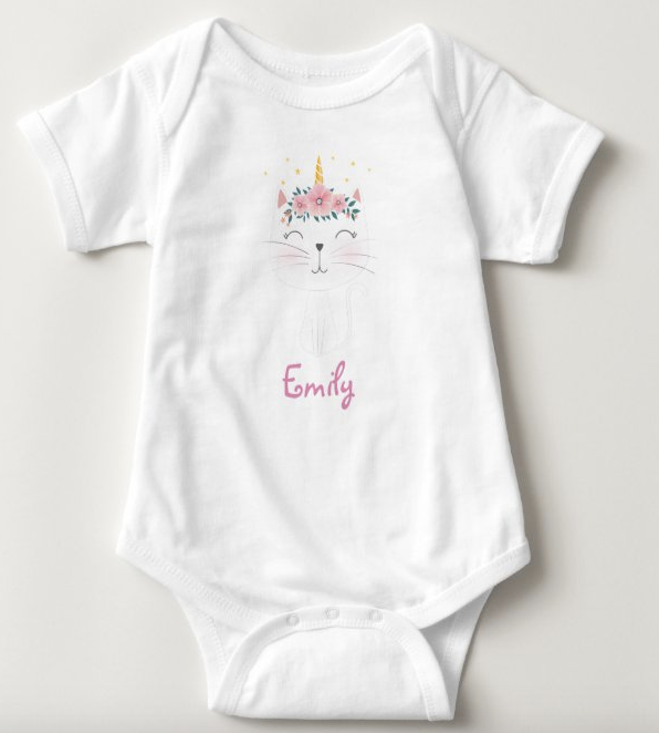 I believe in caticorn bodysuit