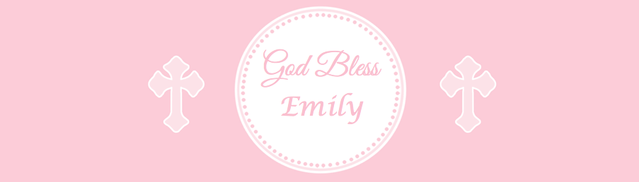 Baptism Christening Bottle Label Wrapper Pink