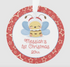 Baby bee christmas tree ornament