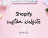 Custom shopify updates reserved