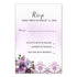 30 Floral Wedding Invitations & RSVP Cards - Reserved