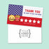 10% Sale Burger & Chips Stamp Card