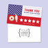 10% Sale Donut & Milkshake Stamp card