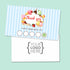 10% Sale Icecream Stamp Card