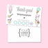 10% Sale Icecream Stamp Card