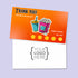 10% Sale Popcorn Stamp Card