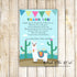 30 thank you cards alpaca llama with envelopes baby shower personalized