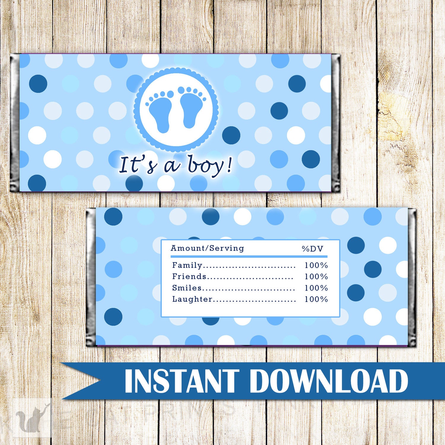 candy bar wrapper baby shower