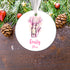 Personalized Christmas ornament ballet