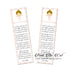 25 Ballerina bookmarks baby shower favors personalized