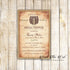 Barrel Invitations Vintage Bridal Shower