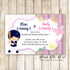 30 invitations baseball butterflies kids birthday joint party