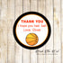 40 Stickers Favor Label Basketball Birthday Baby Shower