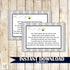 Bring a Book Instead Of a Card Bee Baby Shower Printable