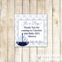 Nautical Lip Balm Label Sticker Baby Boy Shower Favor Wrapper