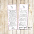 50 Bookmarks Elephant Girl Baby Shower Favors Pink Gray