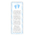 25 bookmarks gingham baby shower