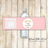 30 Bottle Label Princess Blush Pink Gold Birthday Baby Shower 