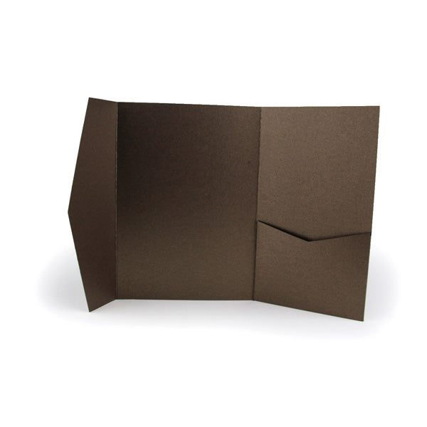 A7 Pocket envelope metallic bronze