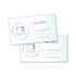 Premade hearts sewing business card