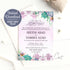 Succulent cactus walima nikah wedding invitations