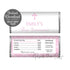 Candy wrappers girl communion or baptism