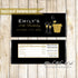30 Candy bar wrappers adult birthday black gold glitter champagne printable