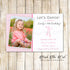 Ballet Birthday Invitation Photo Card for Girls Printable