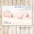 30 birth announcement photo card for boys personalized