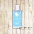 Blue Green Stroller Hand Sanitizer Labels Baby Boy Shower
