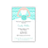 Dress invitation teal quiceanera sweet 16 or bridal shower