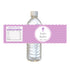 30 Girl Baptism Christening Bottle Labels Purple Pink